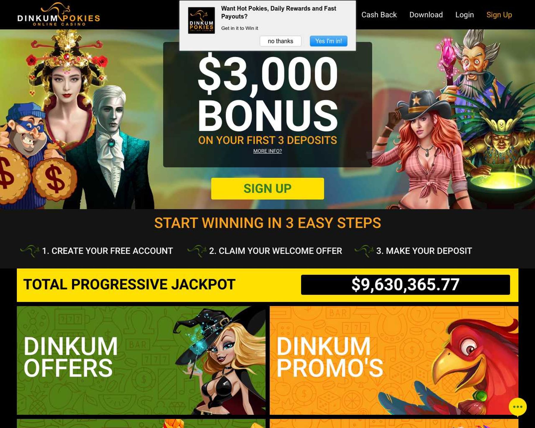 Dinkum pokies casino no deposit bonus